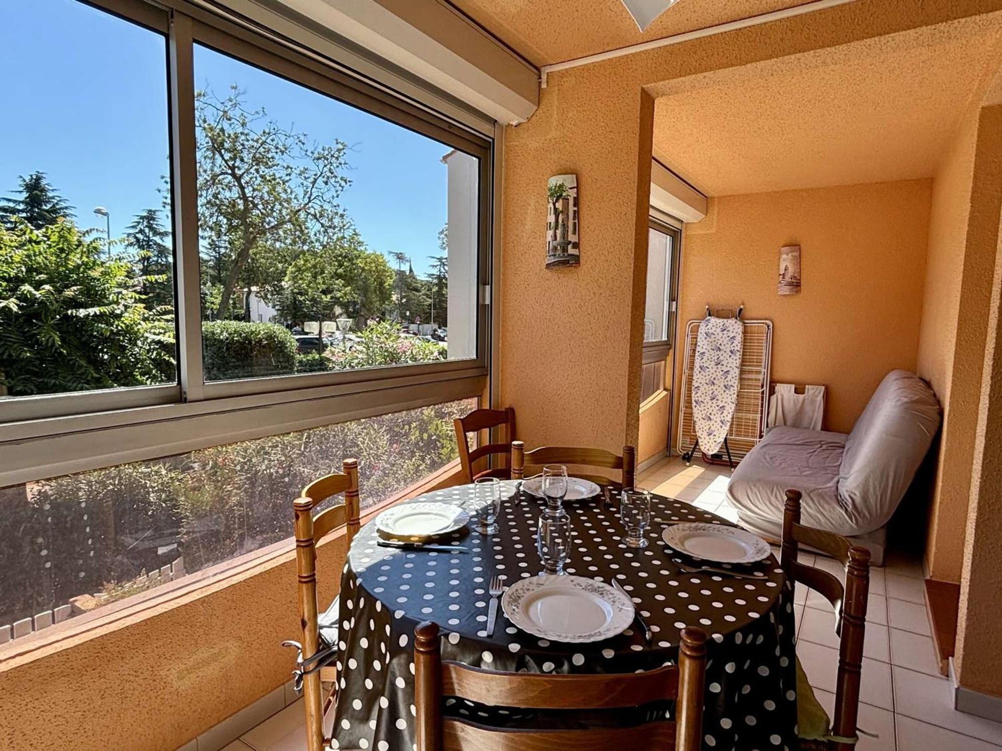 Appartement Cosy A 100M De La Plage Avec Piscine, Parking Prive Et Loggia Vitree - Fr-1-225-706 Аржеле-сюр-Мер Екстер'єр фото